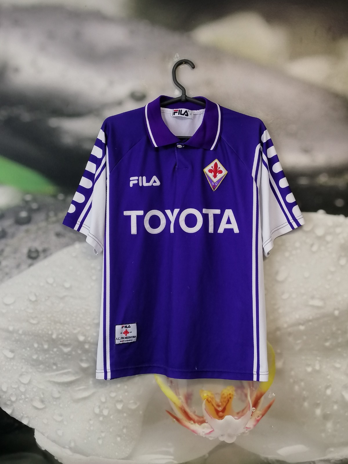 Maglia calcio Fiorentina 1999 2000 home vintage maglia Fila taglia S M