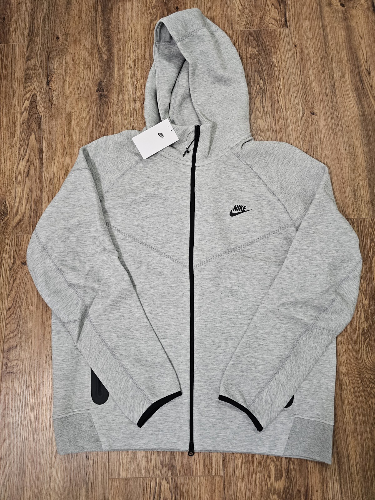 SACAI X NIKE Nike Sportswear Tech Fleece Windrunner Giacca Uomo XL Grigio Full Zip FB7921 063