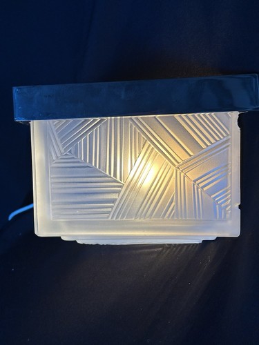 Art Deco 1930s Glass Wall Light. Muller Freres Degué Similar - Picture 4 of 18