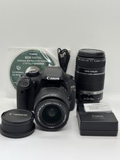  Exc Canon EOS Kiss X4 / Rebel T2i / 550D 18MP 18-55 55-250 Lenses From Japan