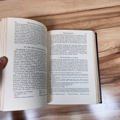 VINTAGE 1953 The Story of Philosophy Will Durant Hardcover Book History 12th - Picture 15 of 18