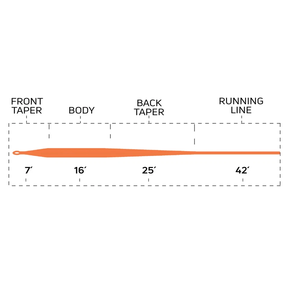 Cortland 444 Clásico Moderno Trucha Mosca Línea Peso Adelante Cónico Foto 3 de 4