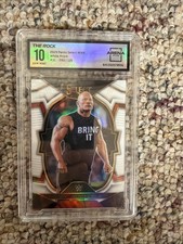 2025 Panini Select WWE The Rock White Prizm /125 Arena Club Gem 10