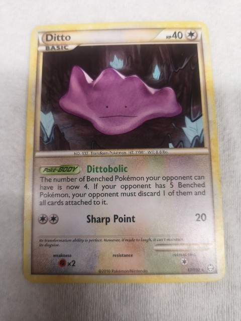 pokemon card TCG Ditto #17 Triumphant
