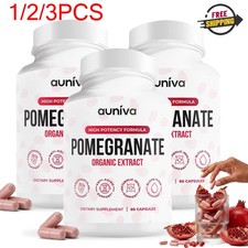 Auniva Pomegranate Extract Capsules, Natural Pomegranate Supplement