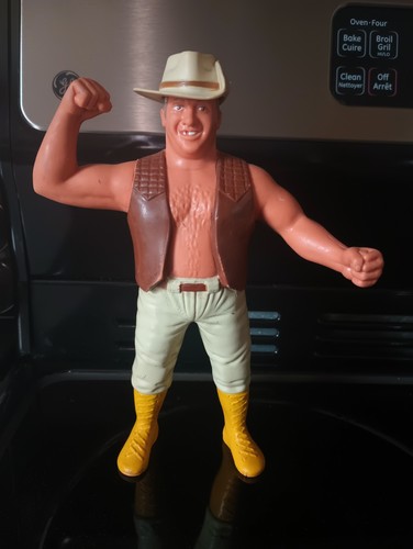 WWF WWE LJN Outback Jack + Hat!! 99% Paint!! Titan...