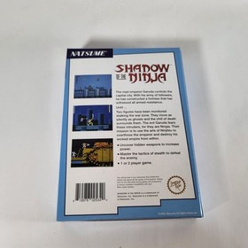 Shadow of the Ninja NES Limited Run Games LRG Blue Cartridge CIB Like New Tested
