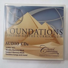 Classical Conversations Foundations Cycle 1 Audio CDs 5th Ed 2018 Memory Work