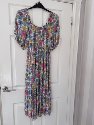knee length dresses for ladies Madeline Women Floral Midi Dress Small