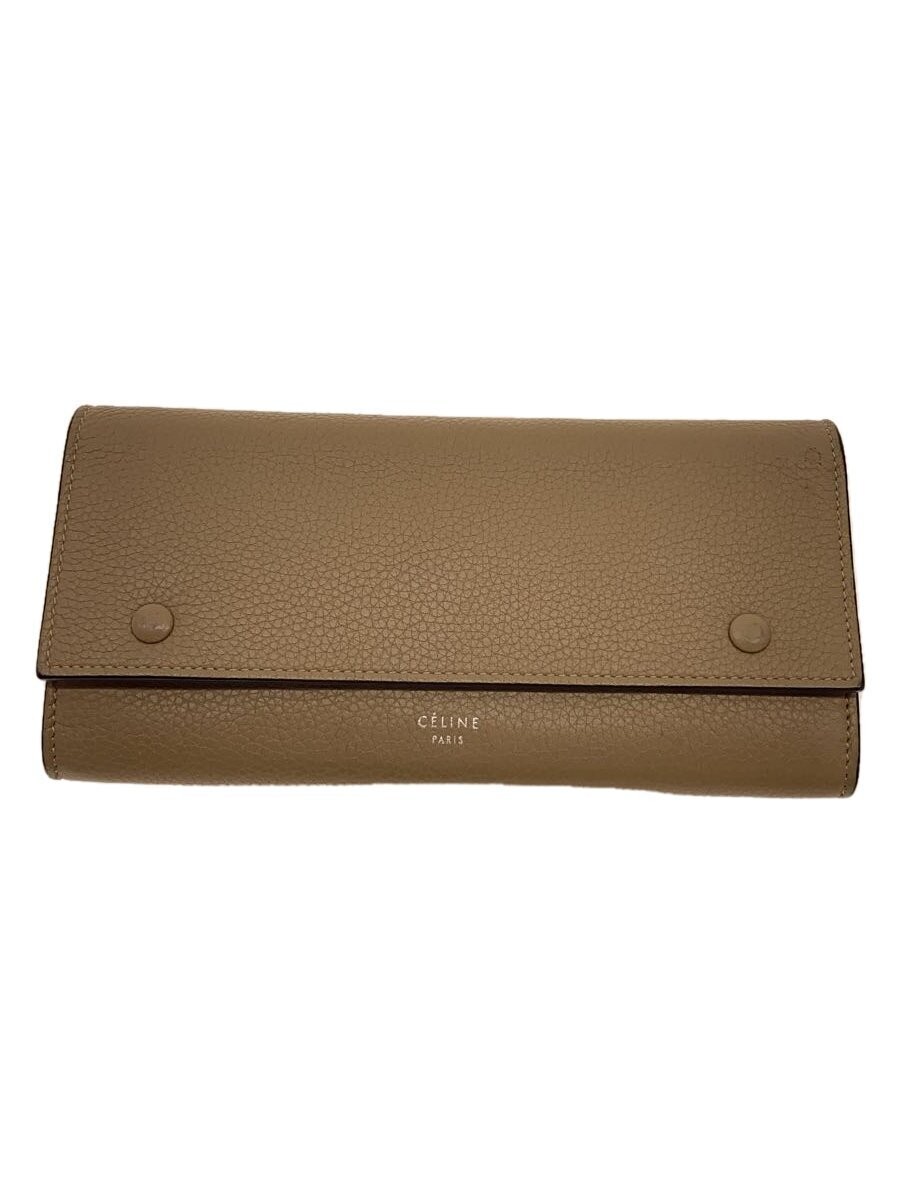 CELINE Large Flap Multi Function Long Wallet Leat… - image 1