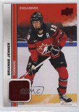 2023 Team Canada Juniors Women's WC Exclusives 80/100 Brianne Jenner #54 12cy