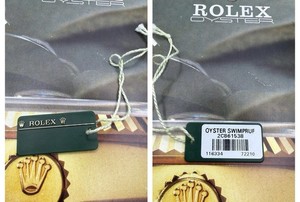 Rolex Datejust 116334 Swimpruf Hang Tag Green Tag Chronometer