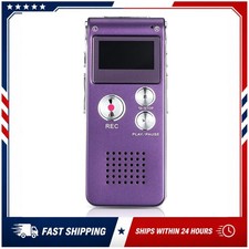 Digital Voice Recorder 8GB USB Rechargeable EVP Voice Activated Tellegloww