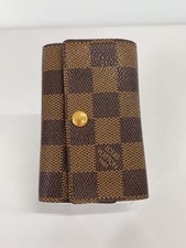 LOUIS VUITTON Multicle 6 Damier Ebene Canvas BRW Men's