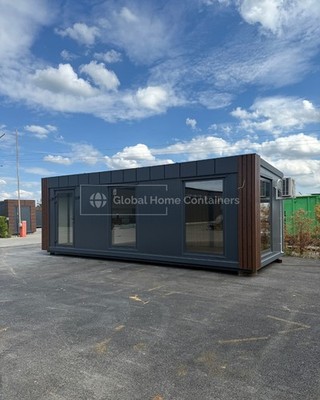 Wohncontainer 24m² 8x3m PREMIUM modern Tiny House Ferienhaus Mobilheim Modulhaus