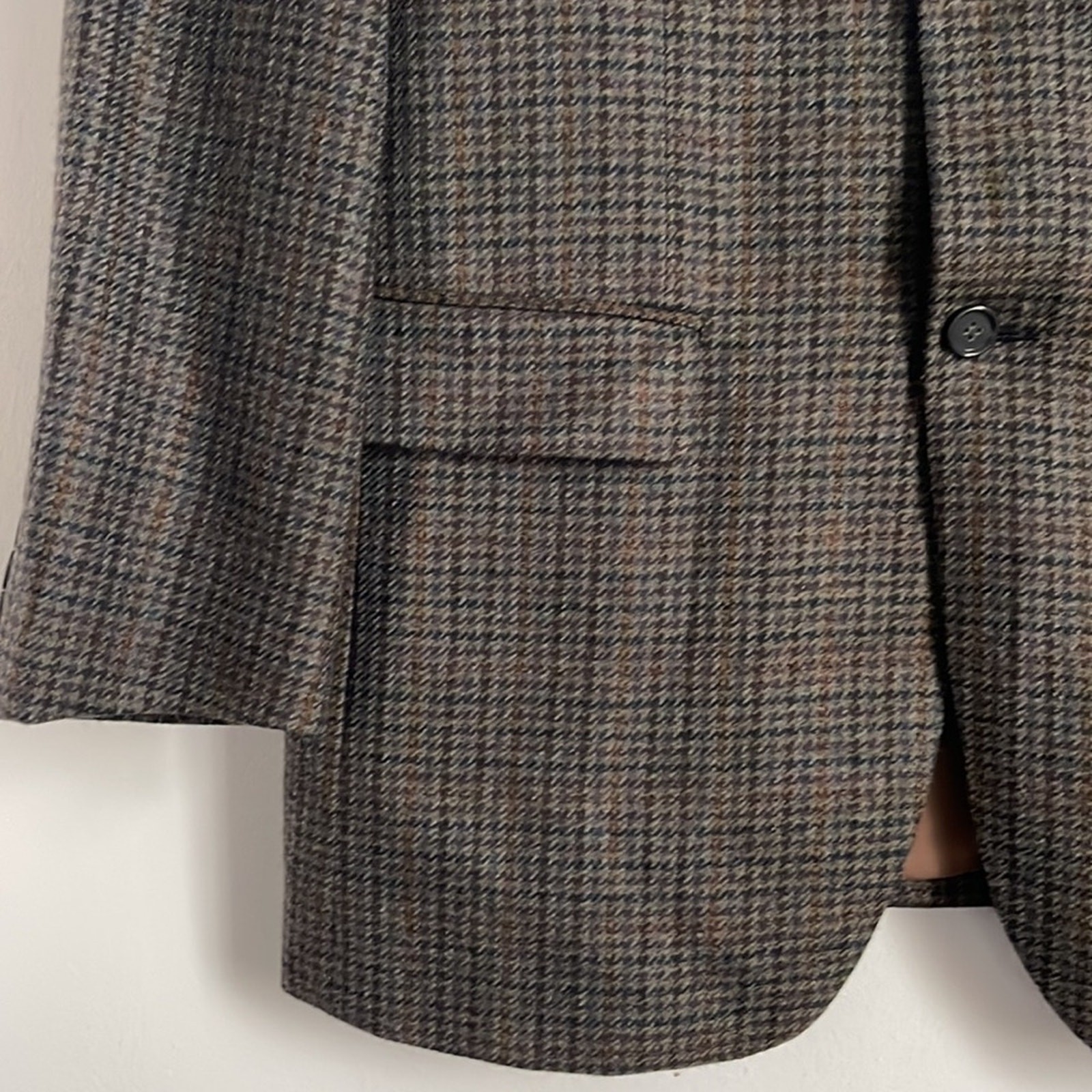 Pendleton 100% wool houndstooth two button single… - image 2
