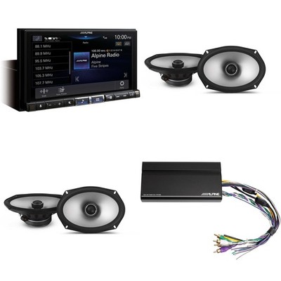 Alpine iLX-507 7'' Multimedia Receiver + 2 Pairs Alpine S2-S69 6x9 Speakers
