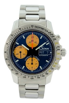 Sinn 41mm Men's Tiger Automatic SS Chronograph JDM Watch! #39 of