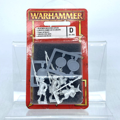 Chaos Beastmen Ungor With Spears - Blister - OOP - Warhammer Metal C9219