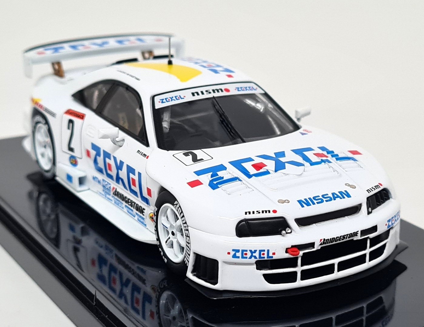Ebbro 1/43 Nissan Skyline GT-R R33 JGTC 1998 Zexel LDF #2 Diecast Model Car