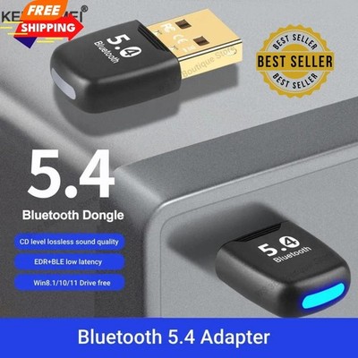 USB Bluetooth 5.4 Adapter Dongle Stick Transmitter Nano PC Laptop Maus Tastatur