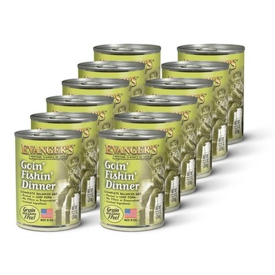 Heritage Classics Goin  Fishin  Dinner for Cats   12 Count, 12.5 oz Each   Oc...