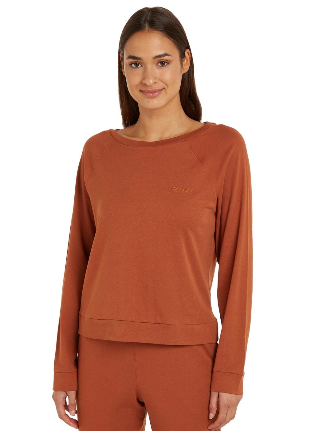 L - 14 Calvin Klein Intrinsic Sweatshirt Loungewear Chic Designer 000QS7003E