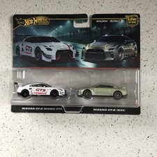 Hot Wheels Nissan GT-R Nismo GT3 & Nissan GT-R (R35) - Premium 2 Pack