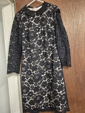 Ted Baker Black Lace  dress  Size 0 UK 6 CHARITY SALE (I15)