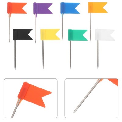 400 Pcs Country Flag Push Pin Small Map Marking Pins Colored Flags