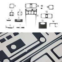 Innenraum Dekor Cockpit FüR Toyota Corolla 1997-2002 Limo Schwarz Optik 14Tlg