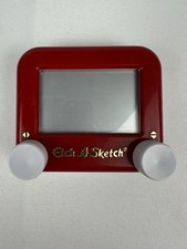 Pocket Etch A Sketch Mini Small Toy Red Color 2016 Spin Master Retro