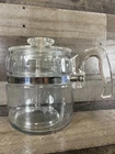 Vintage PYREX Original COMPLETE Flameware 6 Cup Glass Coffee Percolator 7756-B