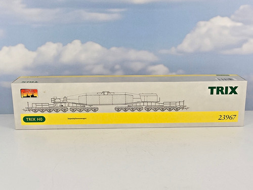 (4492) Trix Spur H0 23967 Torpedopfannenwagen  in OVP | Zustand: Gebraucht