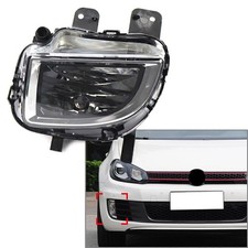 Right Fog Light Spot Driving Bumper Lamp For VW Golf 2009-2013 Jetta GLI MK6