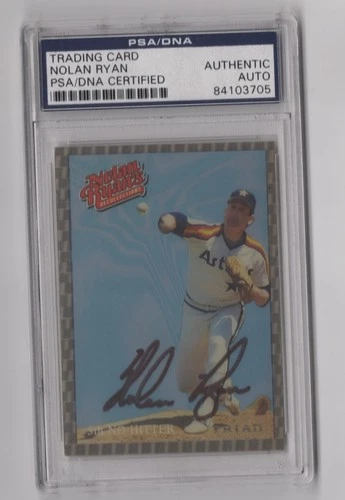 Nolan Ryan 1993 Whataburger PSA/DNA Signed Autograph Card Auto HOF 5th No Hitter