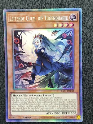  Leitende Quem, die Tugendhafte RA04-DE043   Yu-Gi-Oh!   Collectors Rare   NM