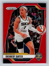 2024 Panini Prizm WNBA Chennedy Carter #66 Red Prizms #/299 Chicago Sky