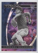 2021 Panini Chronicles Titan Blue Ice Prizm 22/25 Hirokazu Sawamura #23 0c2