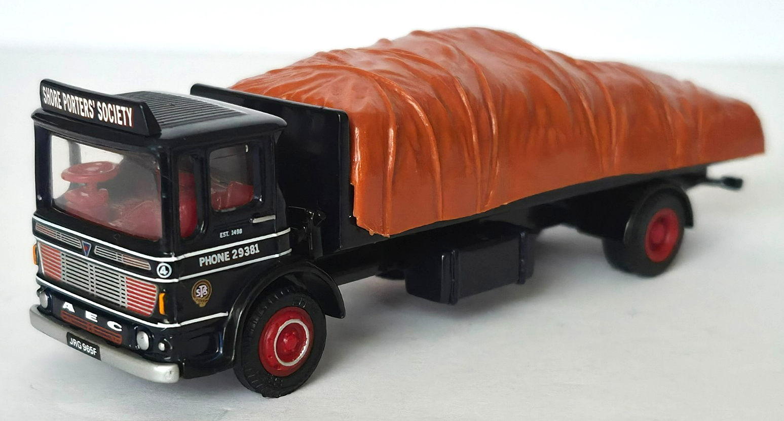 EFE 21602 AEC 2 Axle Long Flatbed Lorry - Shore Porters' Society