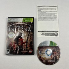 Dante's Inferno (Microsoft Xbox 360, 2010) Platinum Hits Tested Video Game CIB