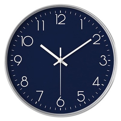 YTAONS 12 in Wall Clock Non-Ticking Quartz Silent Battery Operated Round Cloc...