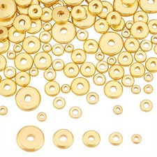 1box 160pcs 5 styles Alloy Spacer Beads 3 8x1.5 2mm Hole: 1.2 2mm Jewelry