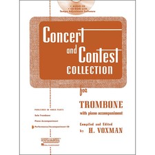 Hal Leonard Rubank Concert And Contest For Trombone - Accompaniment CD