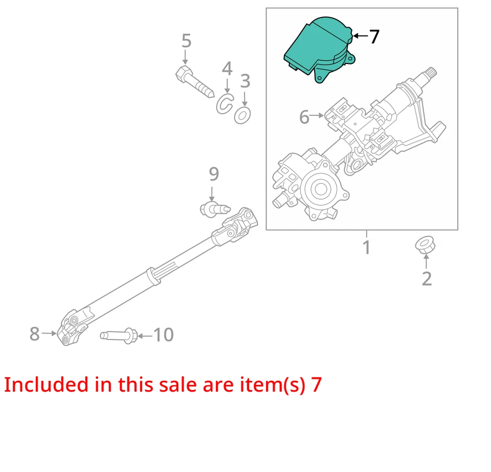 Se adapta a motor de columna de dirección asistida eléctrica KIA TELLURIDE 2020-2022 56300S9000 OEM Foto 4 de 4