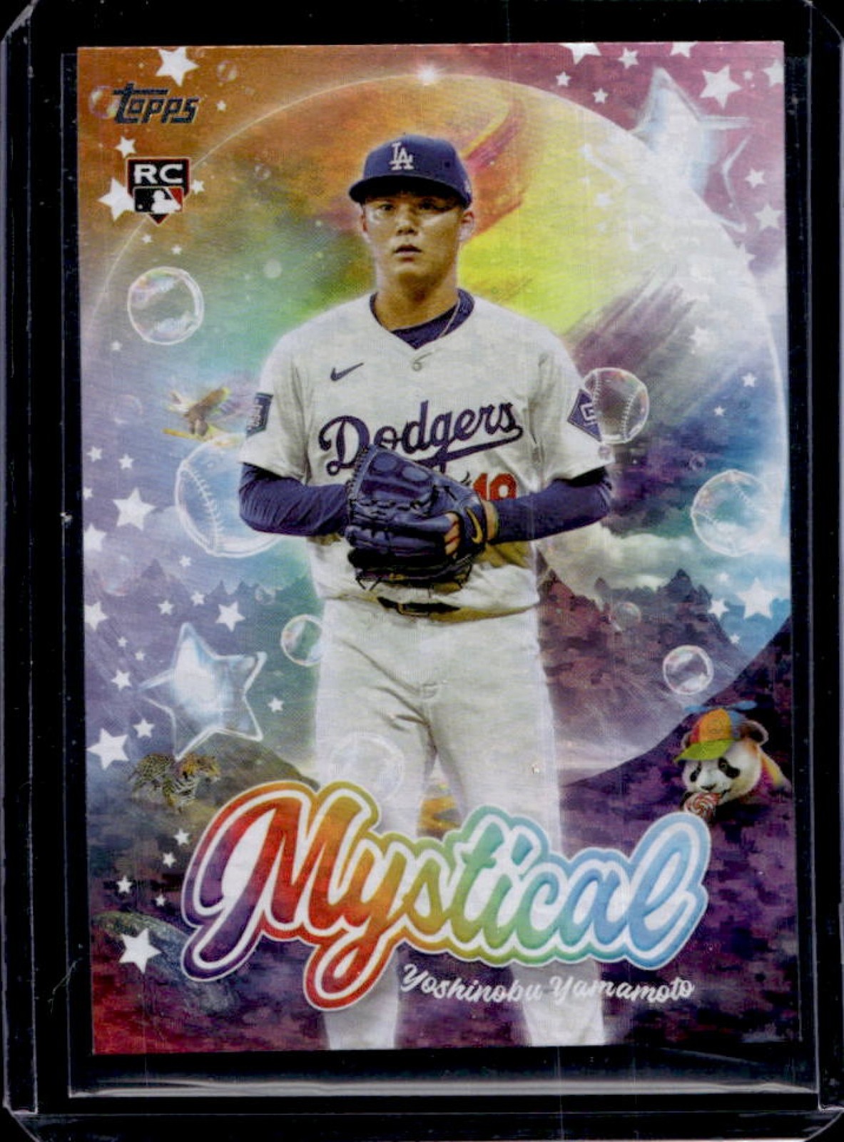 2024 Topps Update Yoshinobu Yamamoto Mystical RC Rookie #MYS-13 Dodgers