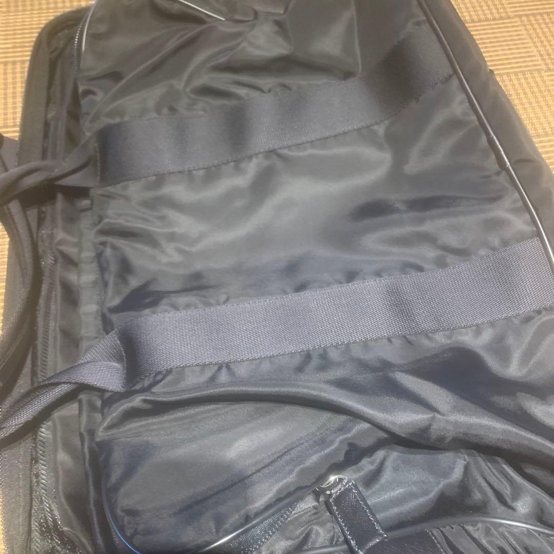 PRADA Boston bag large capacity triangular logo p… - image 14