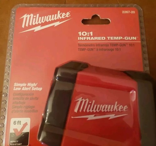 Milwaukee Laser Temperature Gun Infrared 10:1 Thermometer 2267-20 NEW Sealed - Picture 3 of 4
