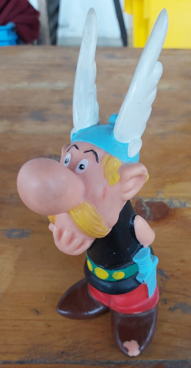 Lot 6 Figurines Égyptiens Astérix & Obélix – Dargaud 1974 – Monochrome Vintage