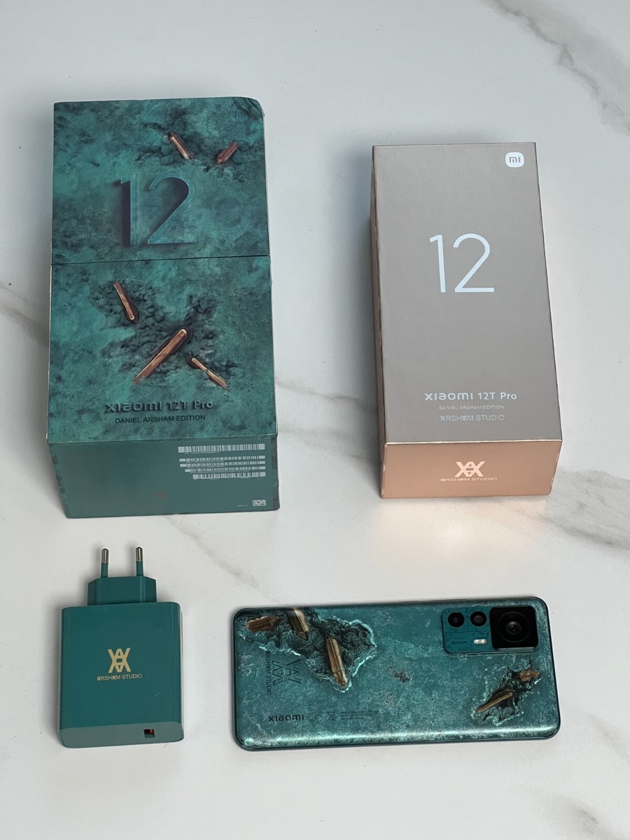 Xiaomi 12T Pro Daniel Arsham Edition - 256 GB - Lite Green Xiaomi 12T Pro Daniel Arsham Edition - 256 GB - Lite Green